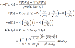 Bayesian formulas